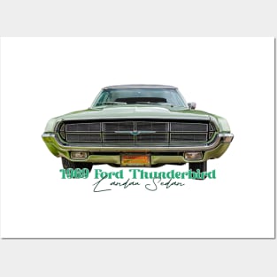 1969 Ford Thunderbird Landau Sedan Posters and Art